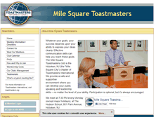 Tablet Screenshot of milesquare.org